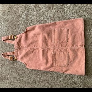 Osh Kosh Pink Cord Two pocket Overall skirt
